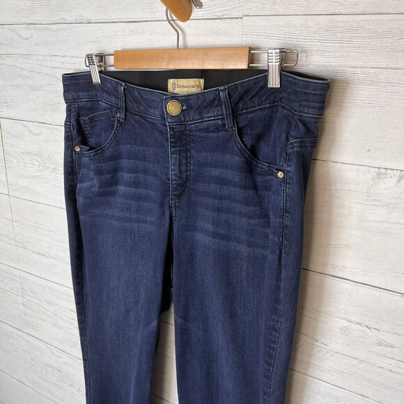 Democracy Jeans Womens Size 16W Ab Technology Dark Wash Bootcut Classic Denim - Picture 7 of 16